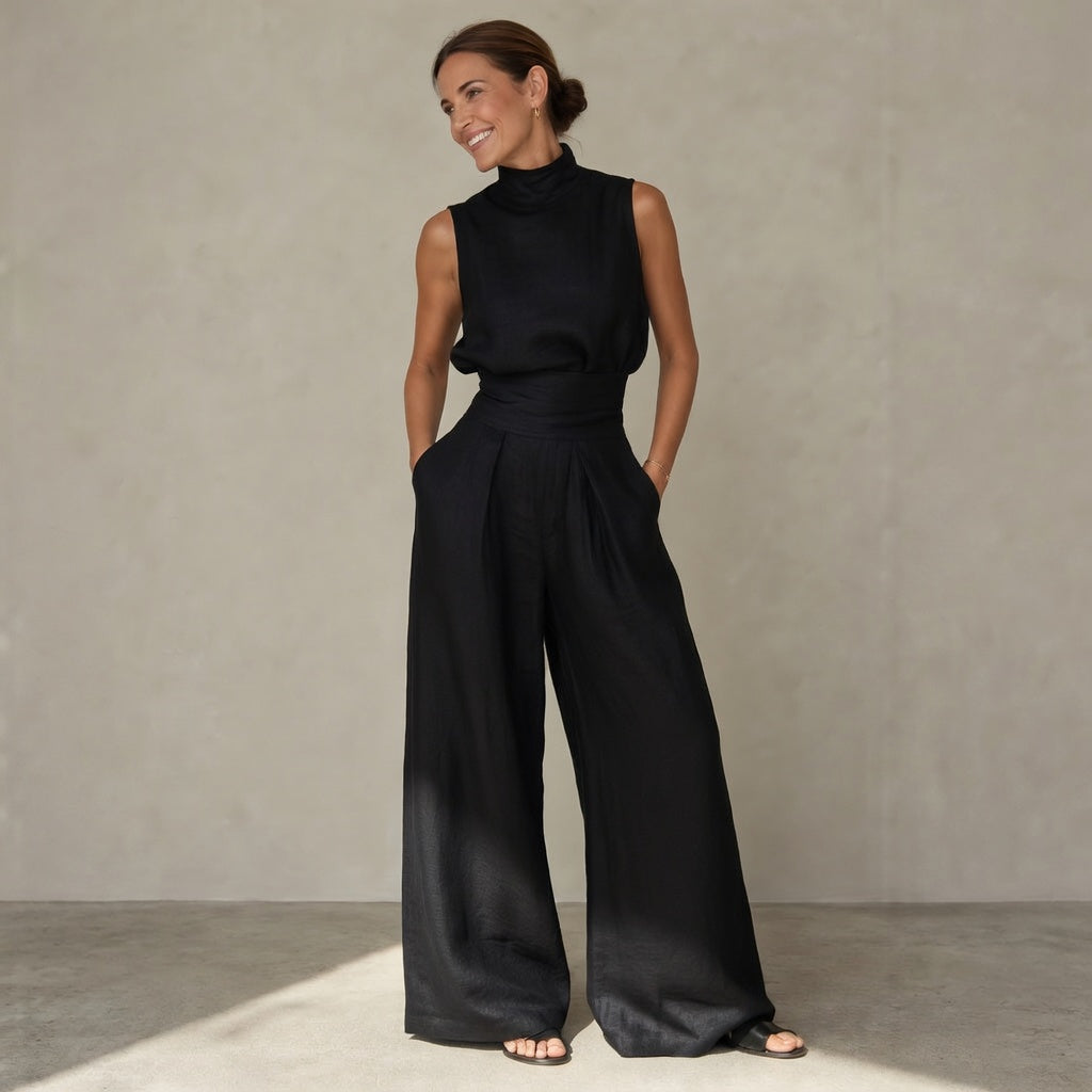 Lovia – Elegante Wide Leg Jumpsuit