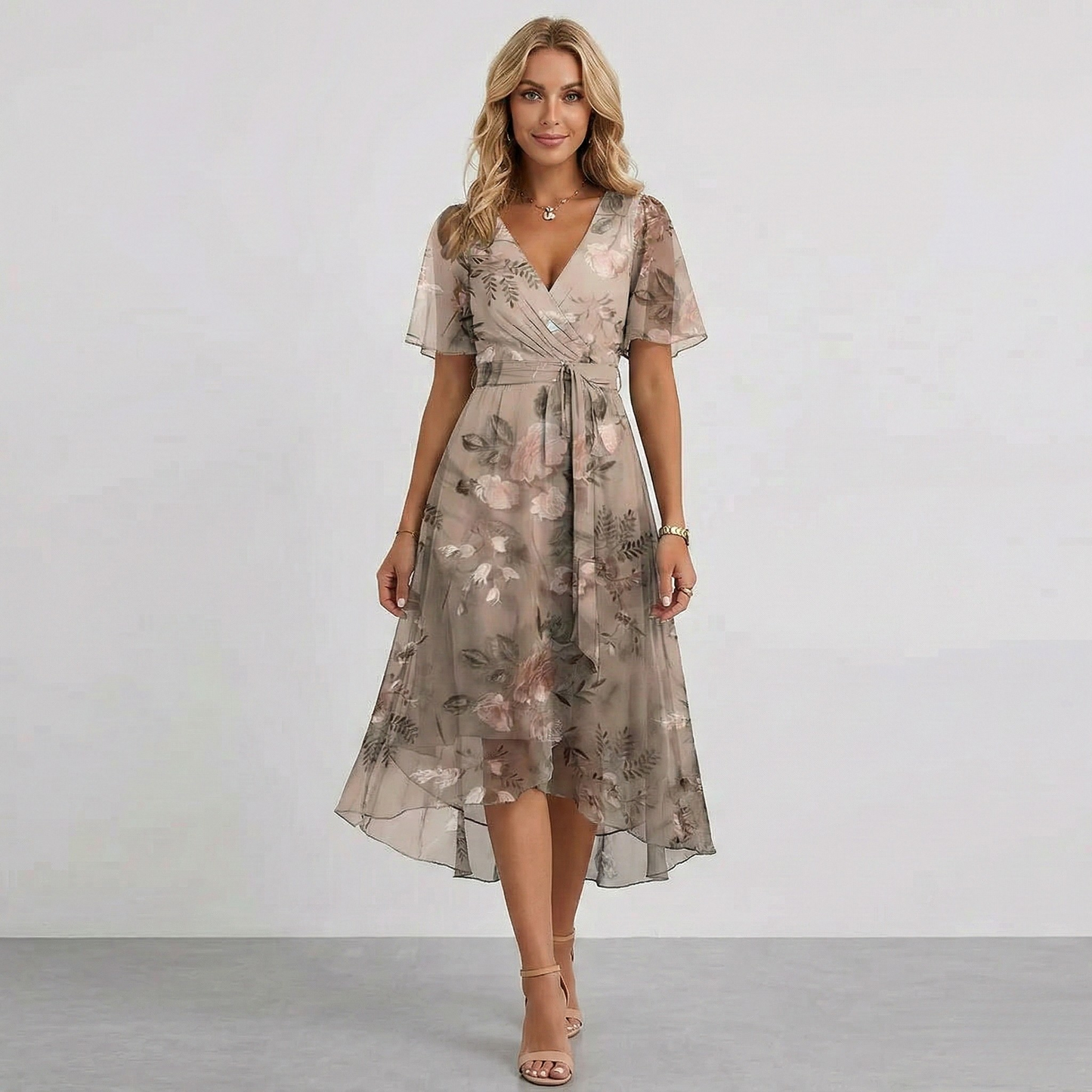 Lovia – Zomerse Midi Jurk