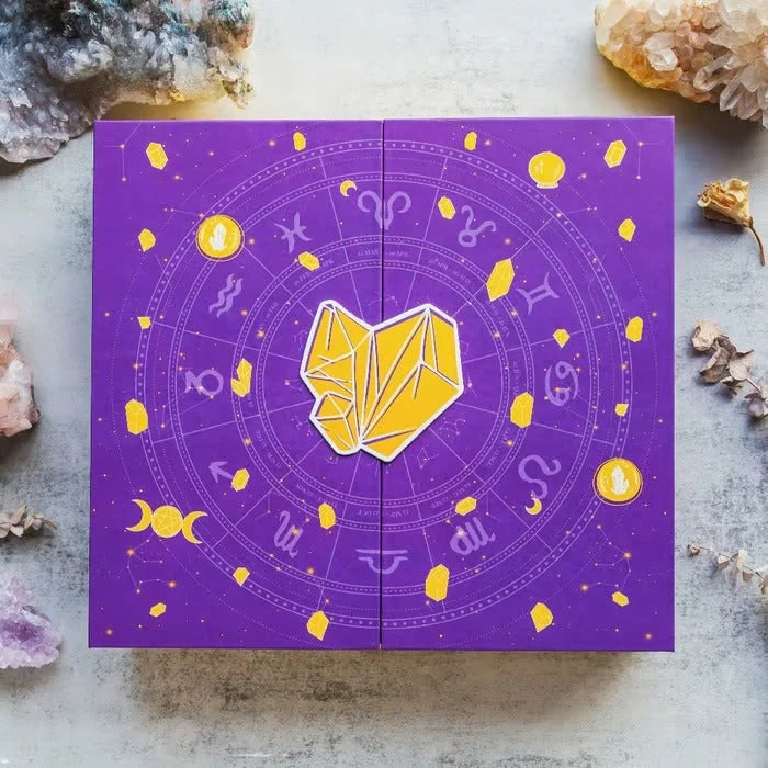 Lovia | Luxe Kristallen Adventskalender 2026 – 24 Edelstenen, Figuurtjes en Armband