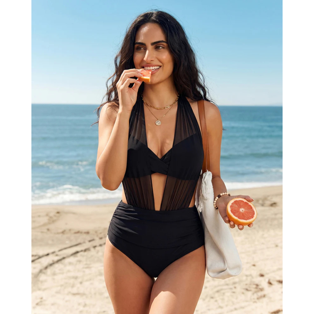 Floor – 2-in-1 Hoog Getailleerde Tummy Control Bikini