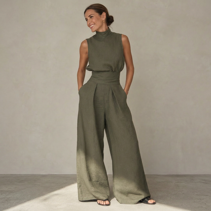 Lovia – Elegante Wide Leg Jumpsuit