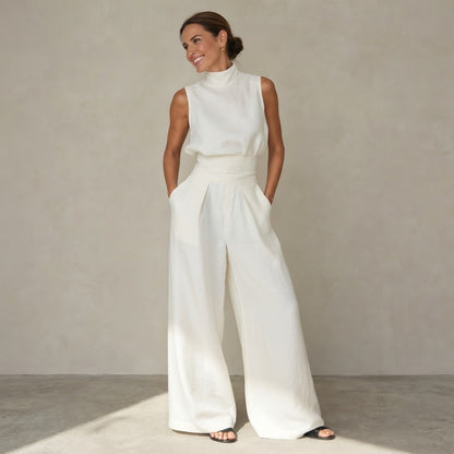 Lovia – Elegante Wide Leg Jumpsuit