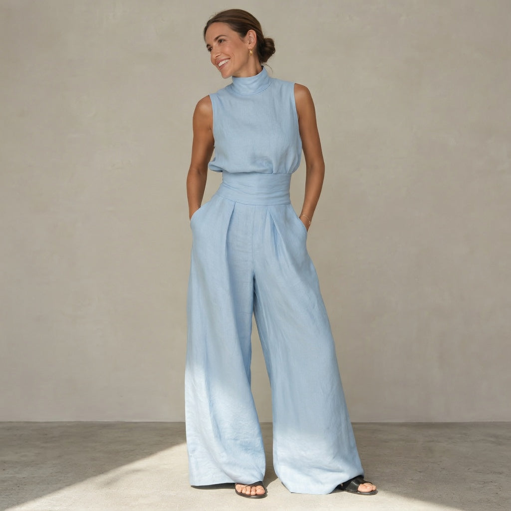 Lovia – Elegante Wide Leg Jumpsuit