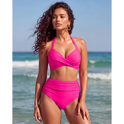Floor – 2-in-1 Hoog Getailleerde Tummy Control Bikini