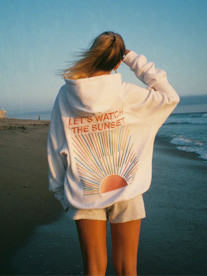 Sunset Oversized Hoodie – Comfortabel & Warm