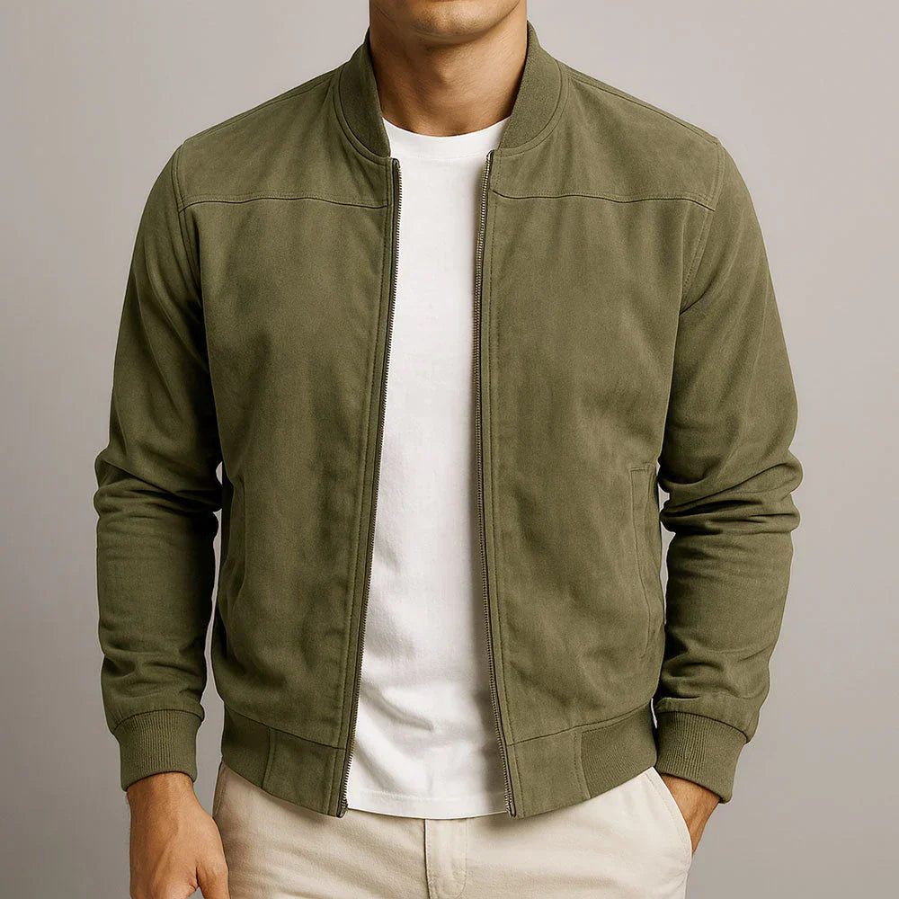Lovia - Suède Bomber Jacket