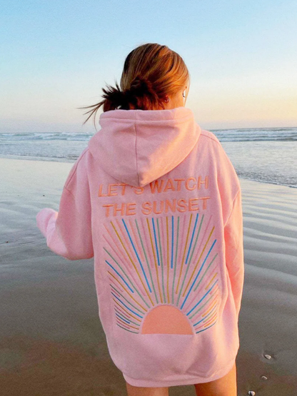 Sunset Oversized Hoodie – Comfortabel & Warm