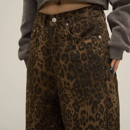 Lovia – Luipaardprint Broek