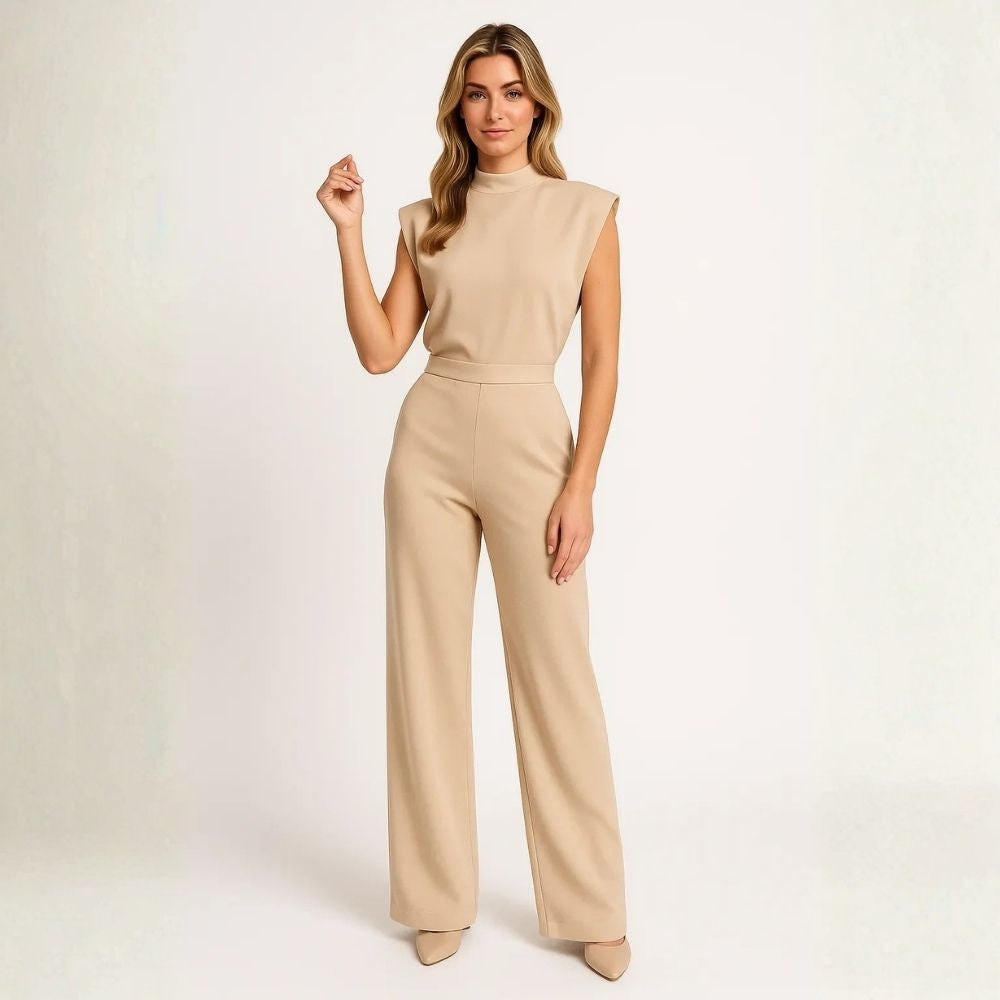 Lovia – Luxe Mouwloze Jumpsuit