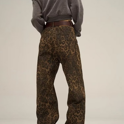 Lovia – Luipaardprint Broek