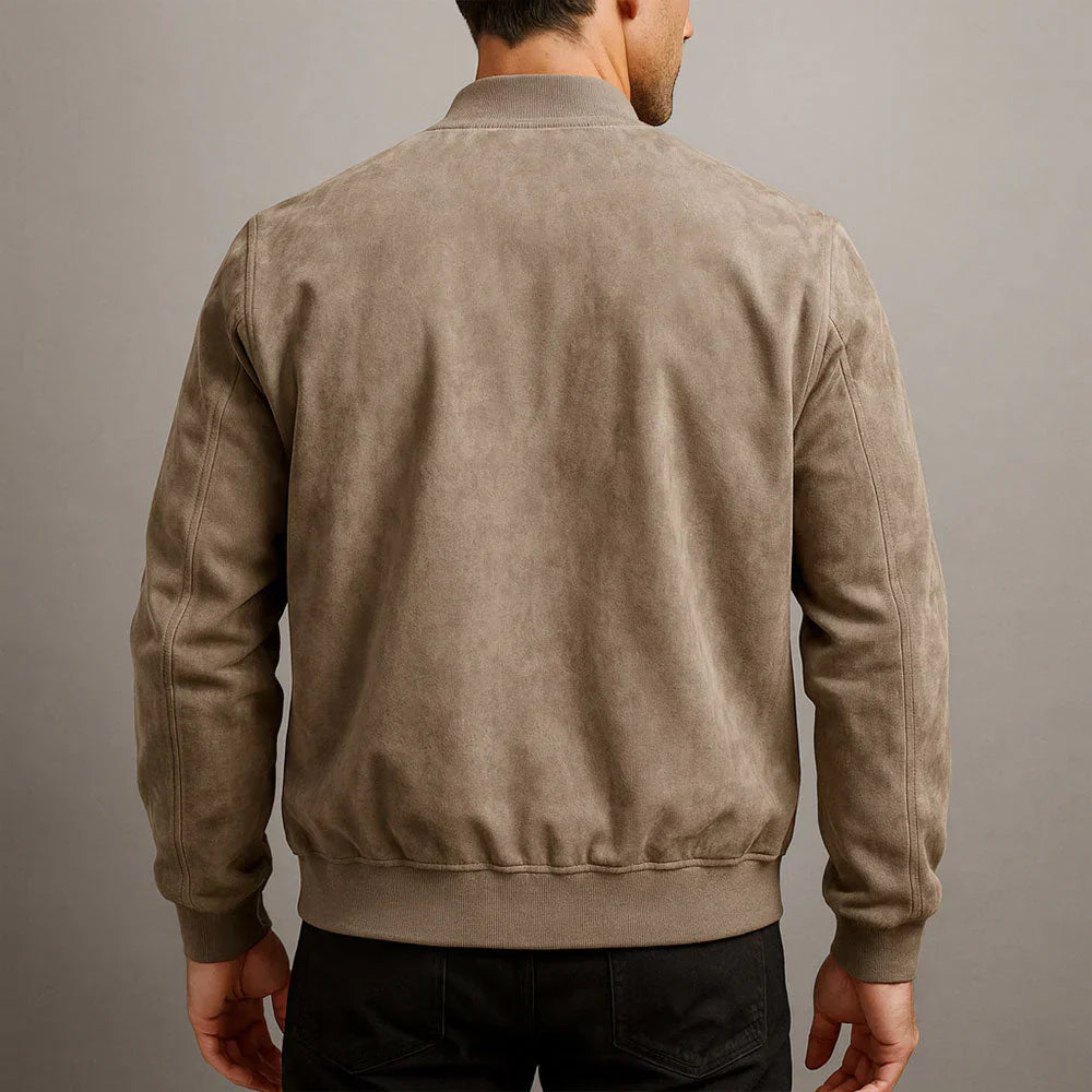 Lovia - Suède Bomber Jacket
