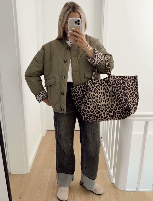 Lovia – Luipaard Print Jas