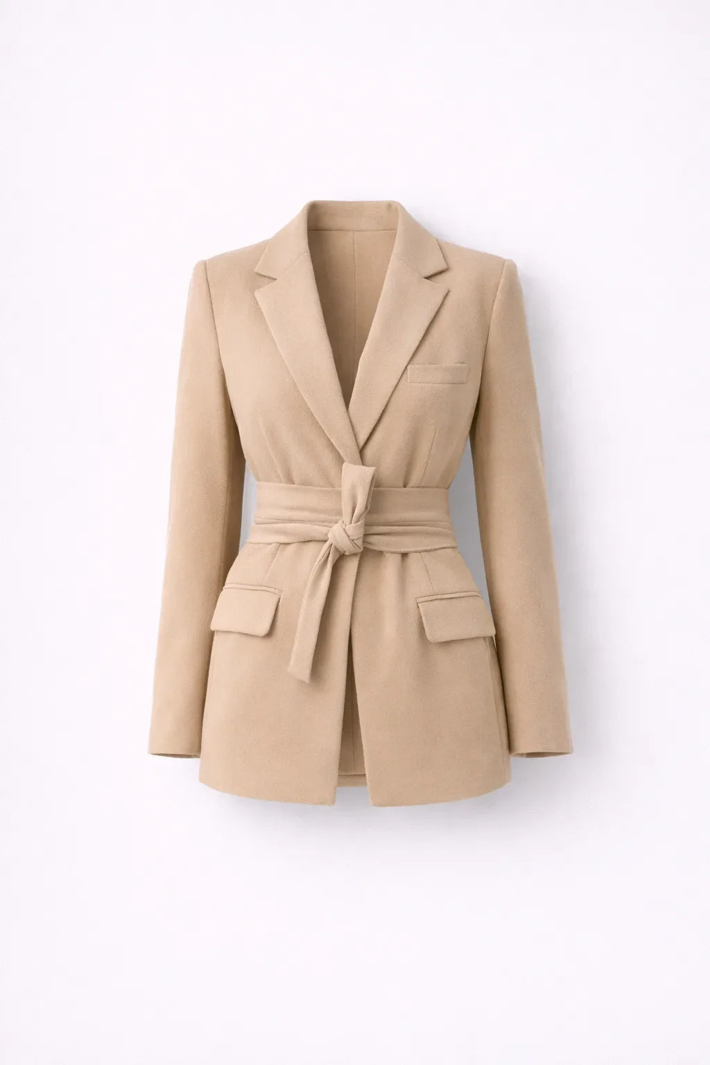Lovia – Strik Blazer met diepe v-hals