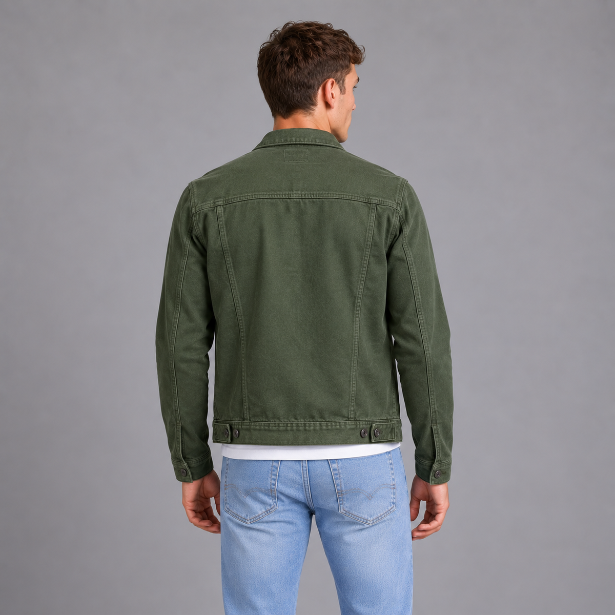 Cas | Jasje met Knoopsluiting – Klassiek Trucker Silhouet en Borstzakken