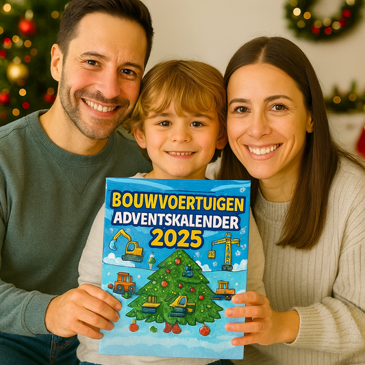 2025 – Bouwvoertuigen Adventskalender