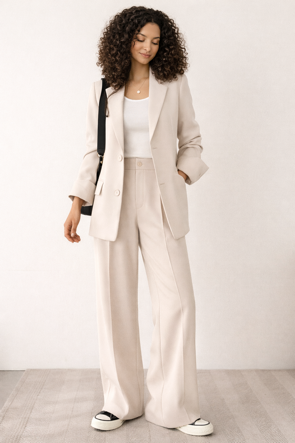 Lovia – Tweedelige Blazer Set