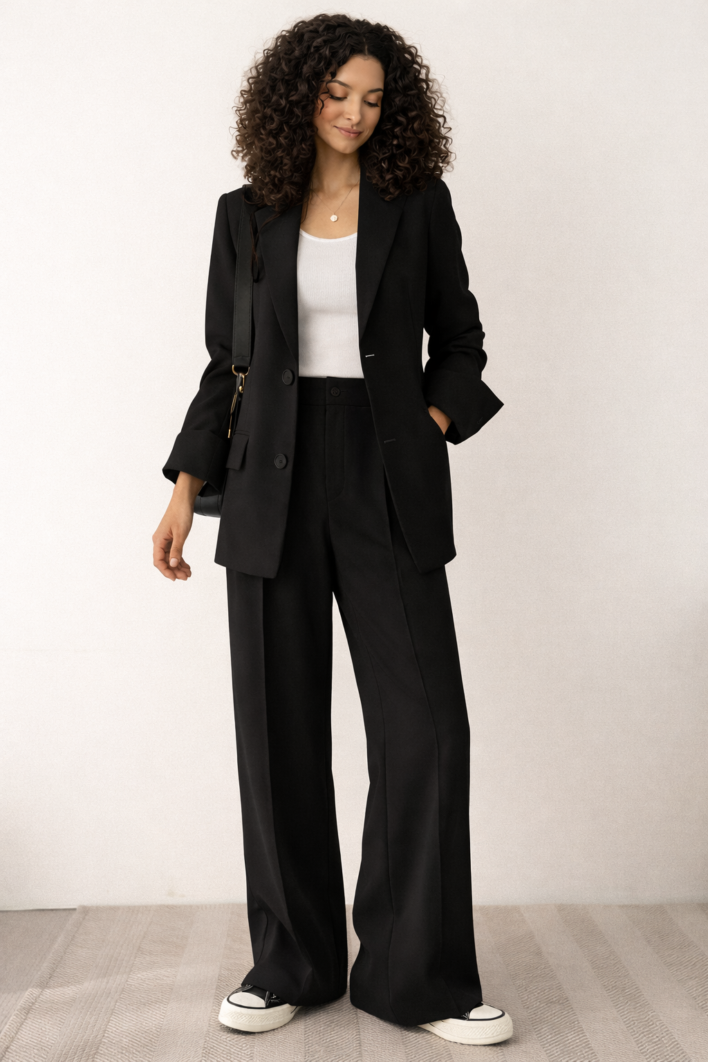 Lovia – Tweedelige Blazer Set