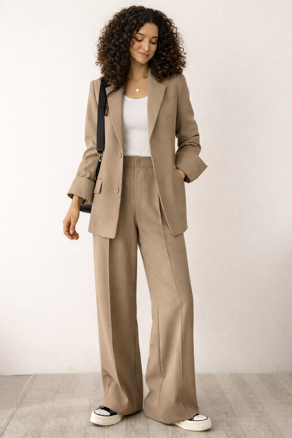 Lovia – Tweedelige Blazer Set