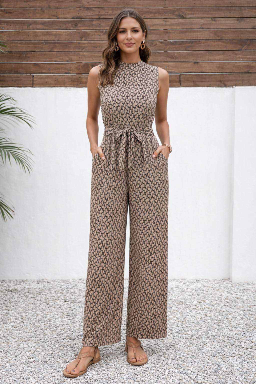Sovana – Mouwloze Jumpsuit