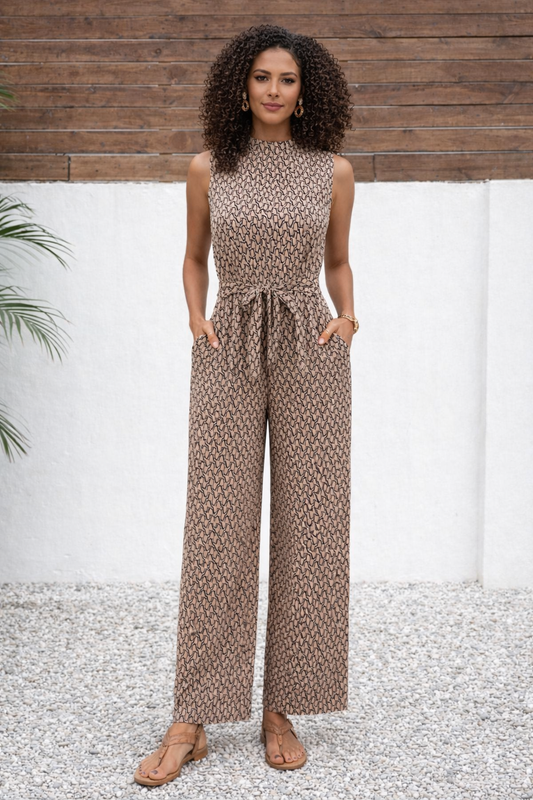 Sovana – Mouwloze Jumpsuit
