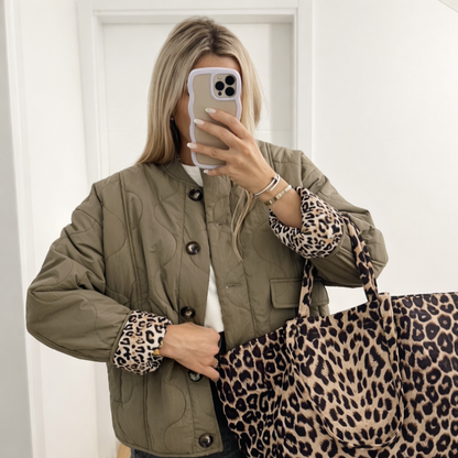 Lovia – Luipaard Print Jas