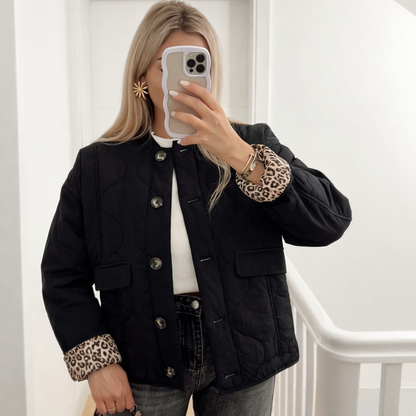 Lovia – Luipaard Print Jas