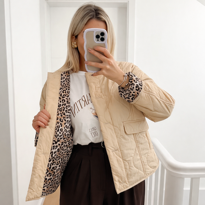 Lovia – Luipaard Print Jas