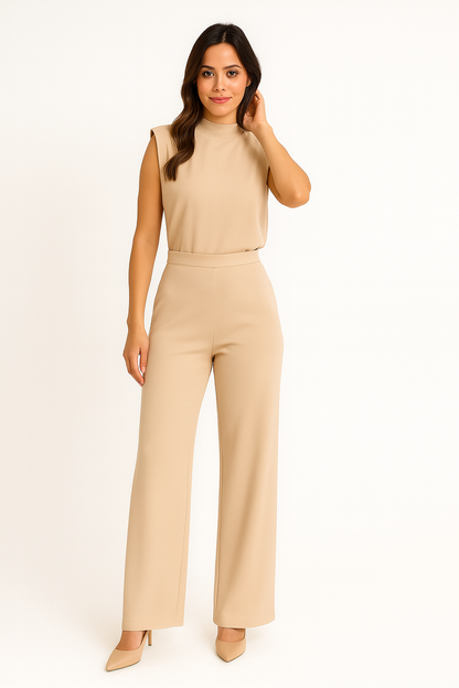 Lovia – Satijnlook Jumpsuit