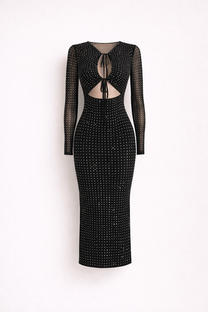 Lovia – Glinsterde Maxi Jurk