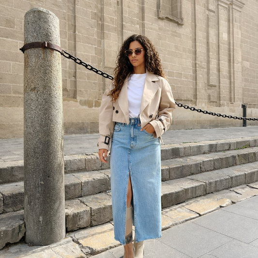 Lovia – Korte Trenchcoat