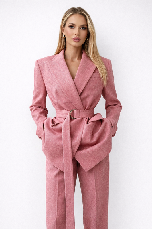Lovia – Tweedelige Blazer & Broek Set
