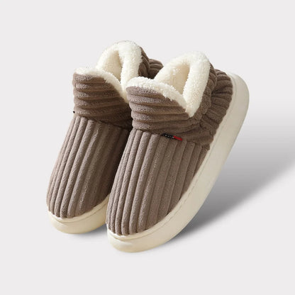 CozyComfort Therapeutische Fluffy Fleece  Pantoffels – Pluche Voering en Dikke Zool