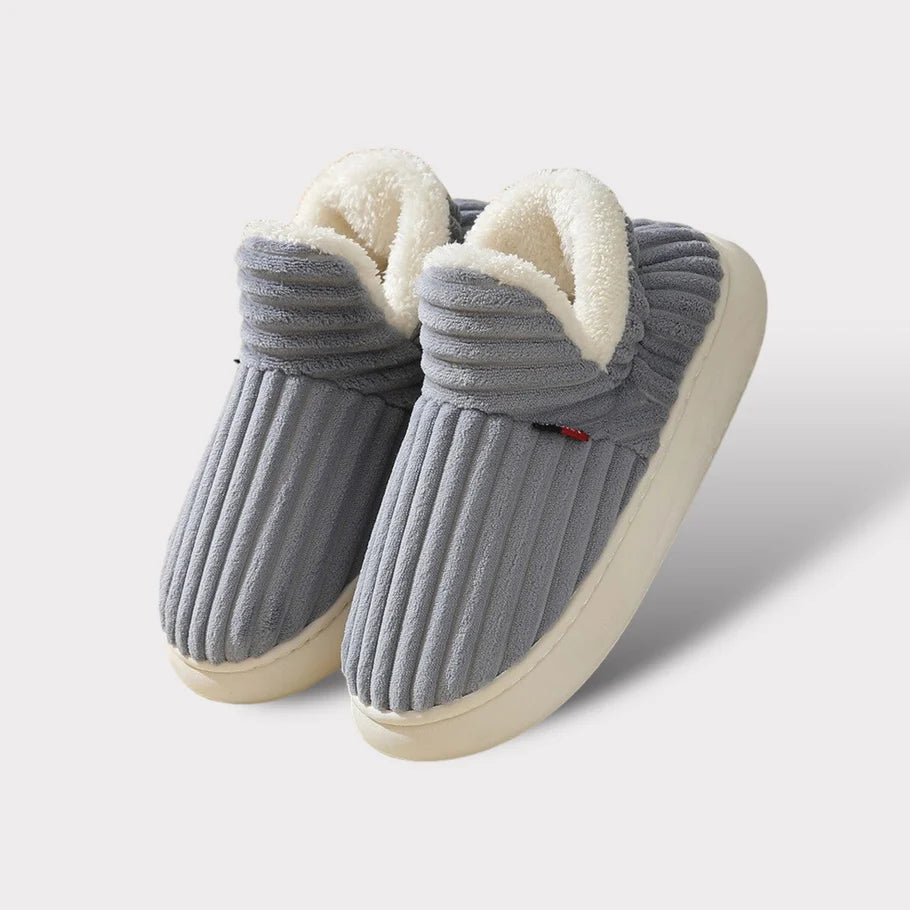 CozyComfort Therapeutische Fluffy Fleece  Pantoffels – Pluche Voering en Dikke Zool