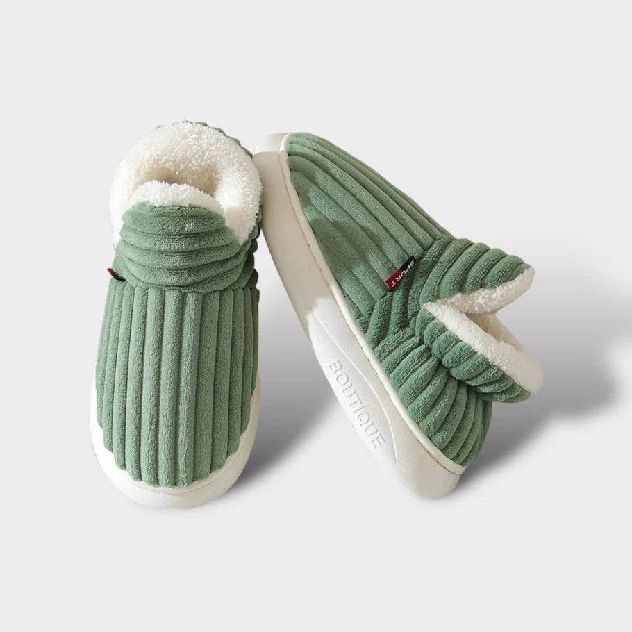 CozyComfort Therapeutische Fluffy Fleece  Pantoffels – Pluche Voering en Dikke Zool