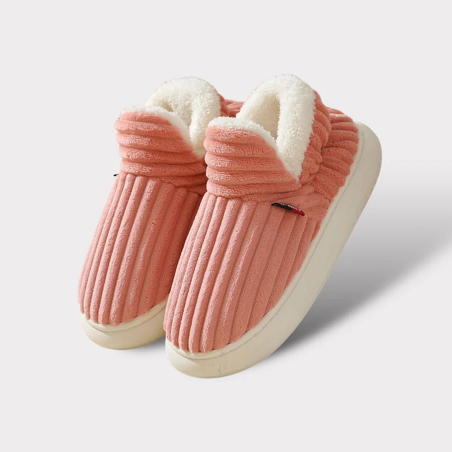 CozyComfort Therapeutische Fluffy Fleece  Pantoffels – Pluche Voering en Dikke Zool