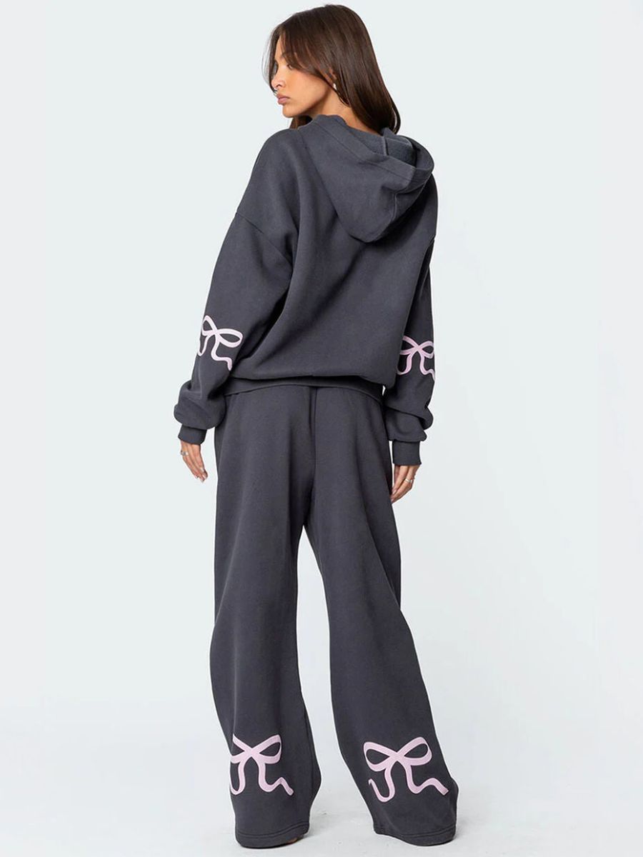 Amelia - Cozy Bow Tracksuit