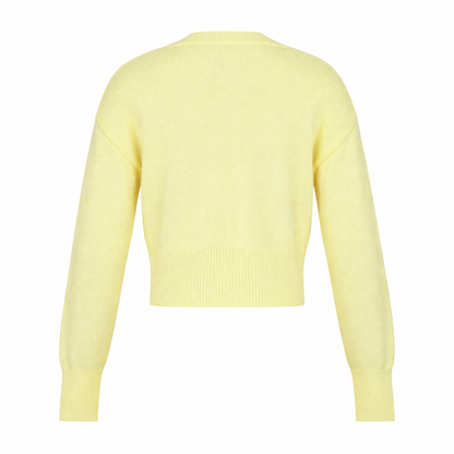 Fleur | Dames Vest Gebreid Ruim – Open Voorkant en Geribde Boorden