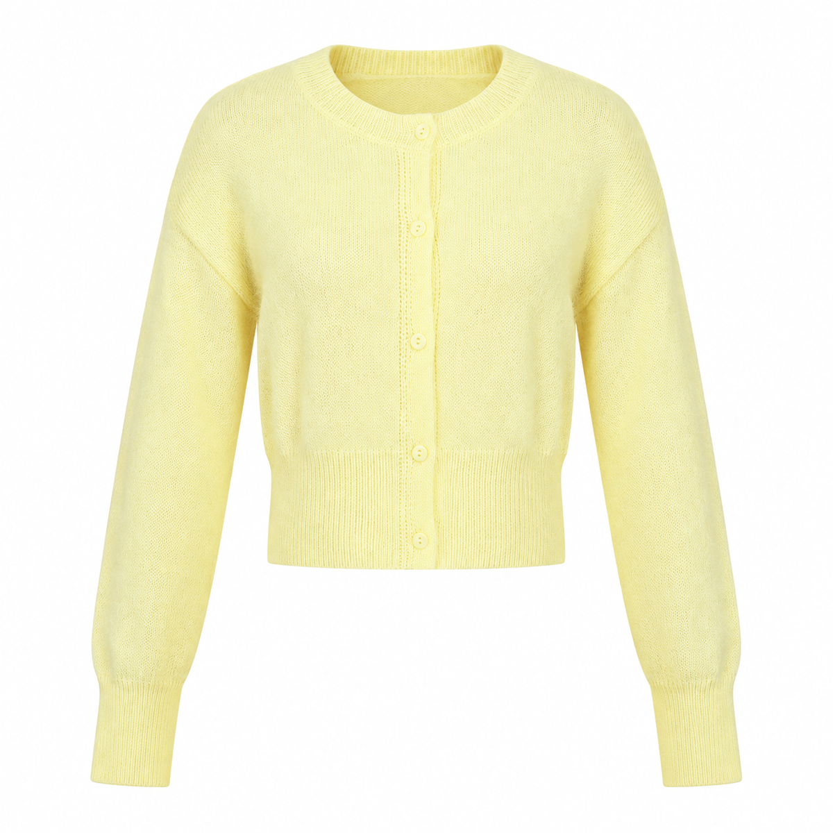 Fleur | Dames Vest Gebreid Ruim – Open Voorkant en Geribde Boorden