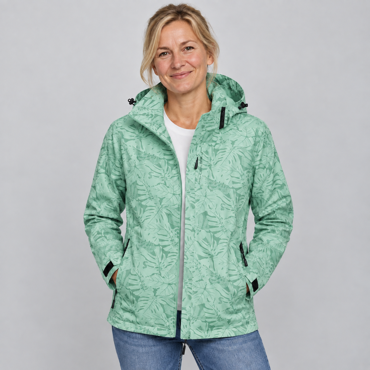 Fleur | Lichtgewicht Windjas – Verstelbare Capuchon en Slim Fit