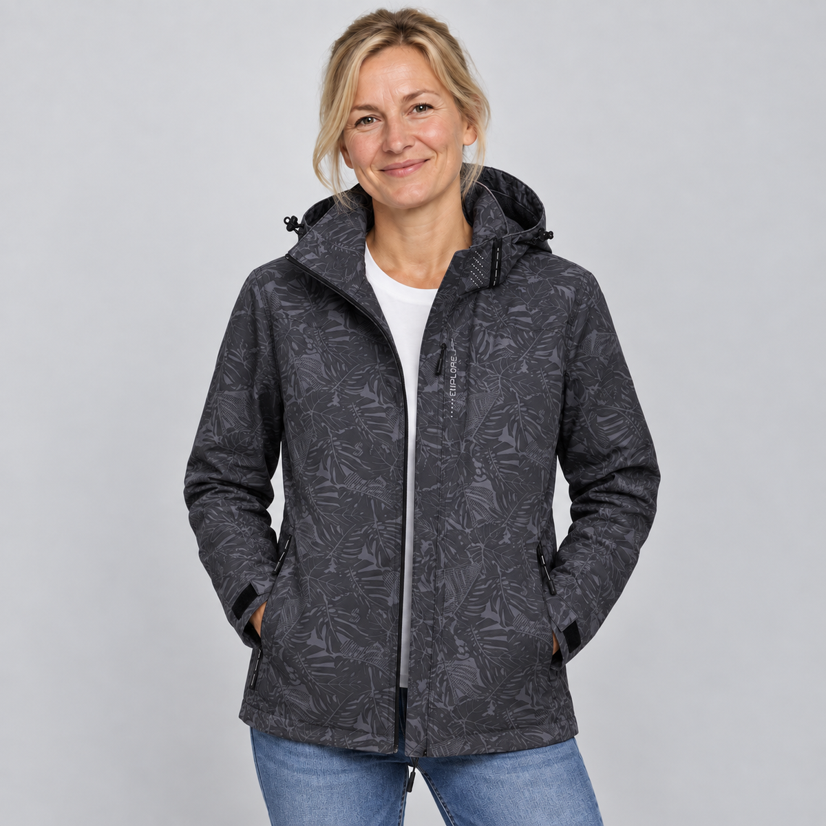 Fleur | Lichtgewicht Windjas – Verstelbare Capuchon en Slim Fit