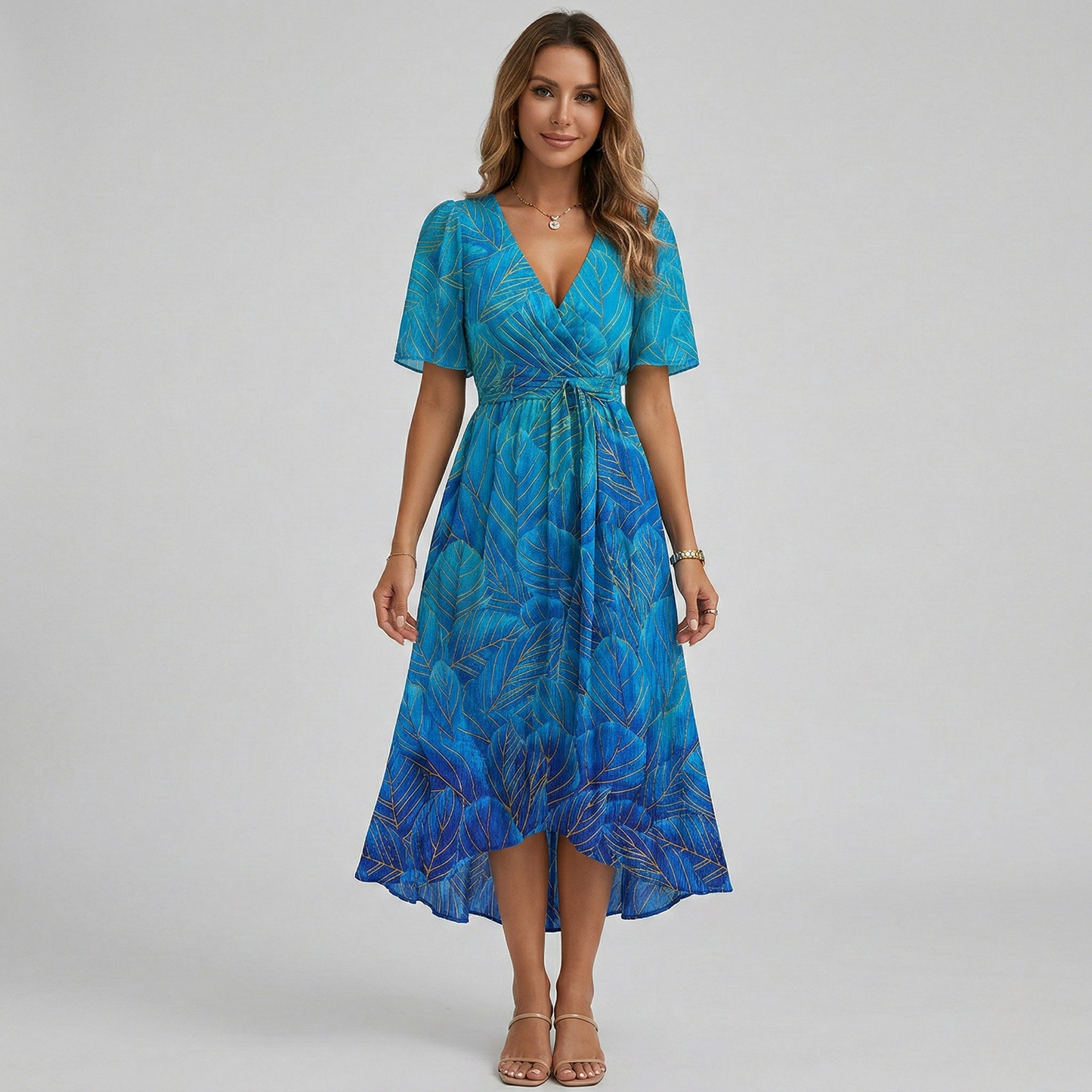 Lovia – Zomerse Midi Jurk