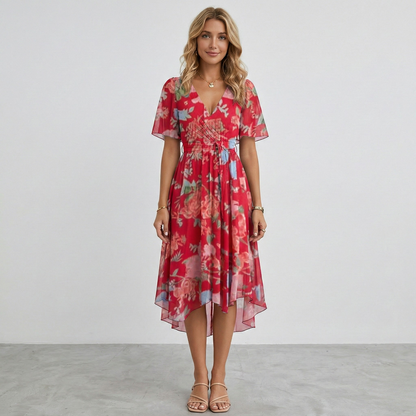 Lovia – Zomerse Midi Jurk