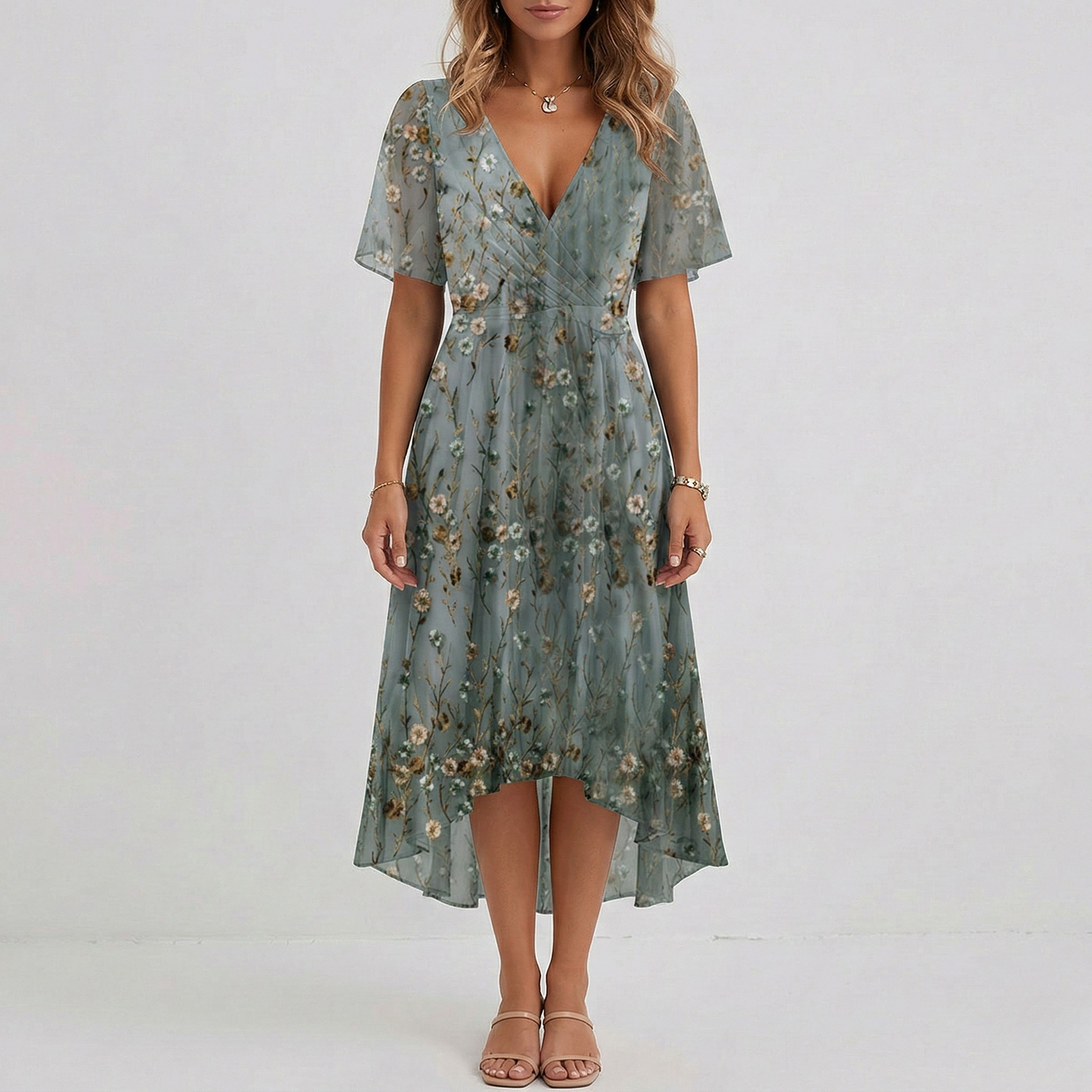 Lovia – Zomerse Midi Jurk