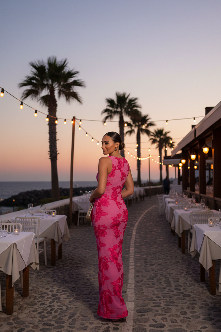 Lovia – Bloemenprint Maxi Jurk