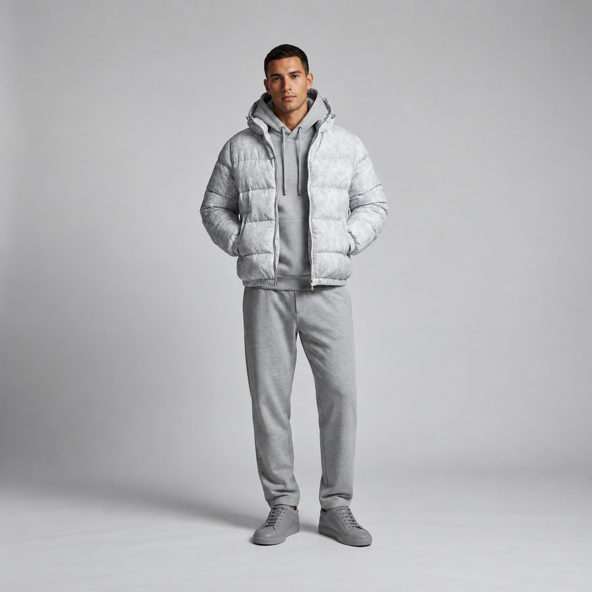 Jesse | Heren Pufferjas Kort – Warme Capuchon en Glanzende Look