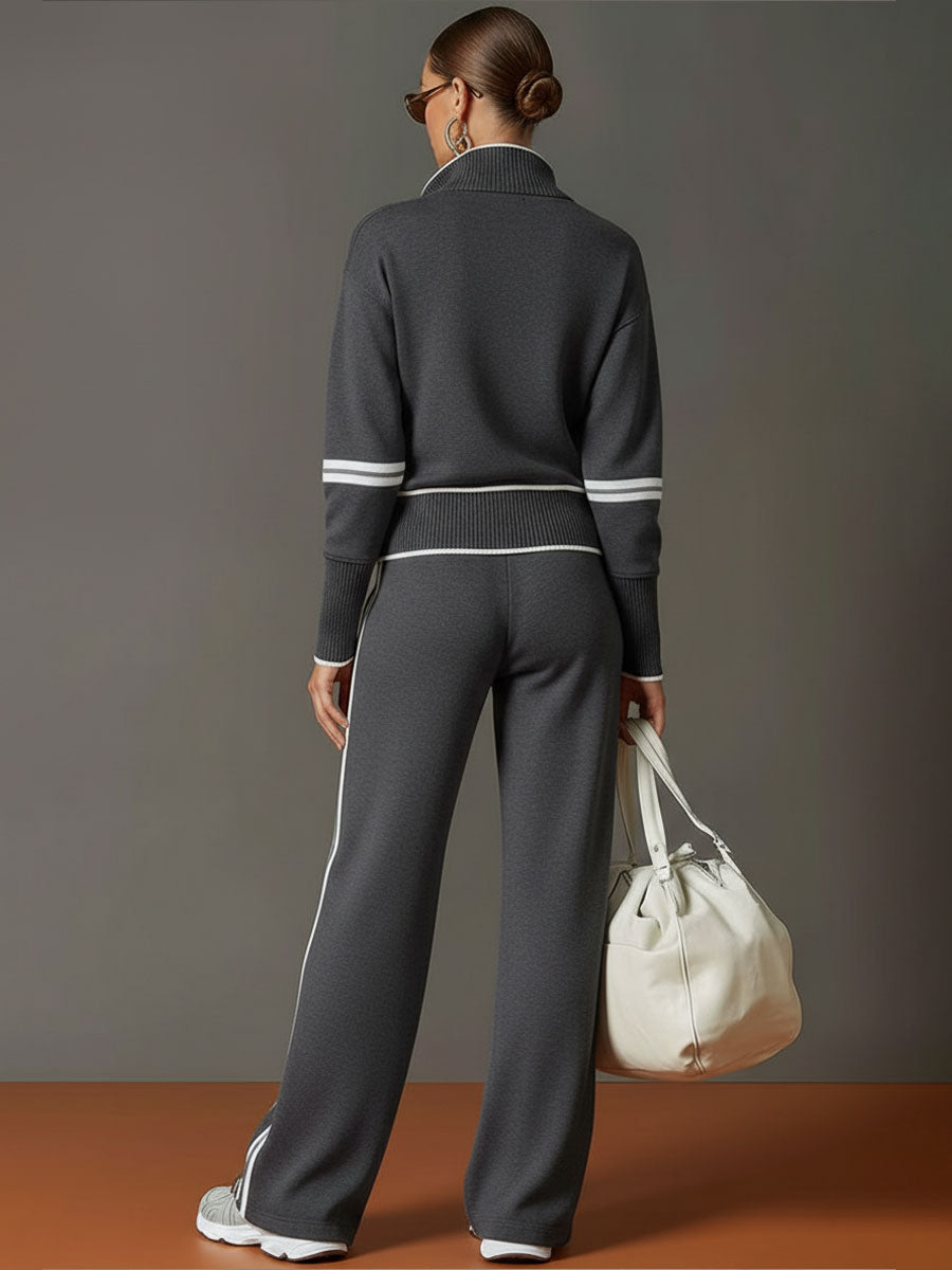 Lovia – Half Zip Tweedelige Set