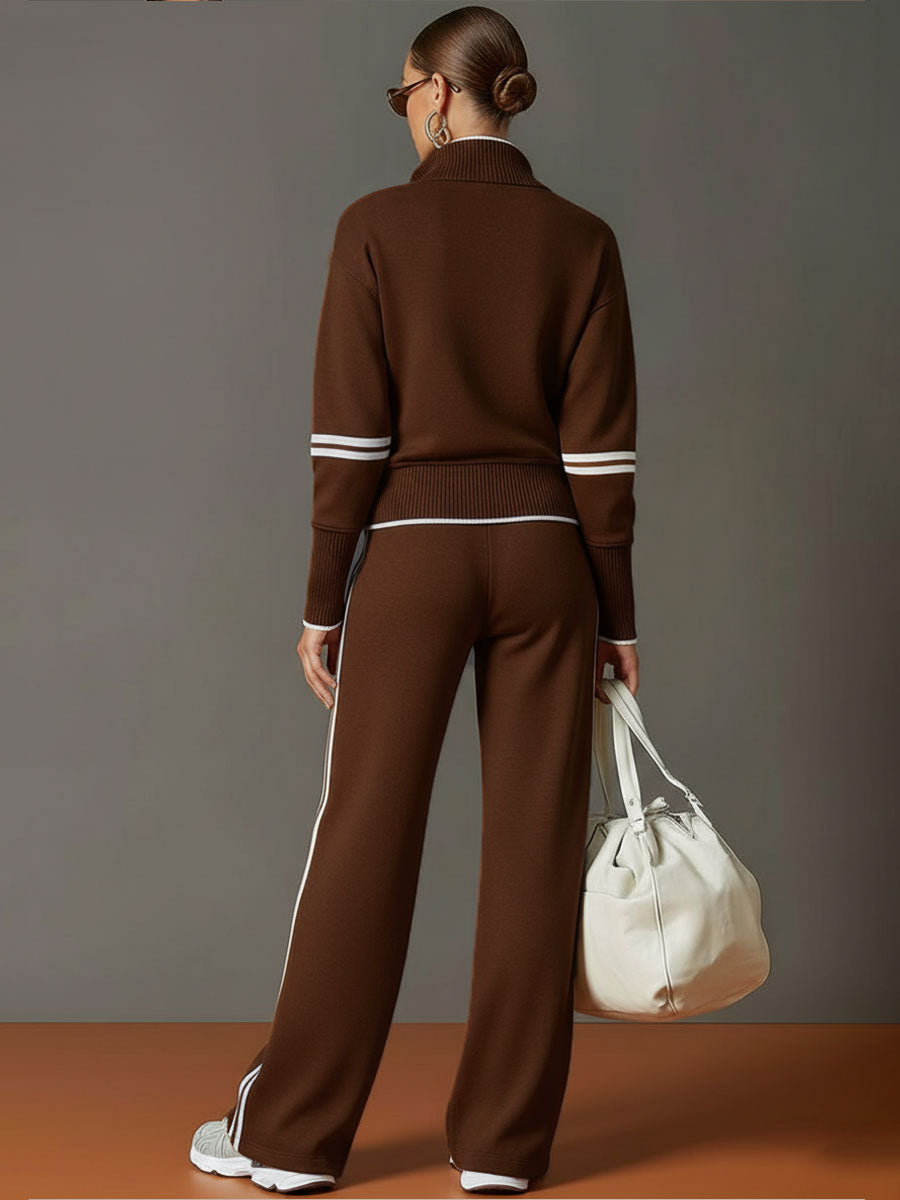 Lovia – Half Zip Tweedelige Set