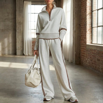 Lovia – Half Zip Tweedelige Set