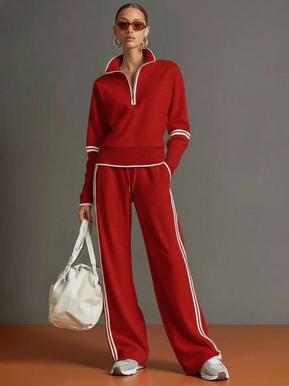 Lovia – Half Zip Tweedelige Set