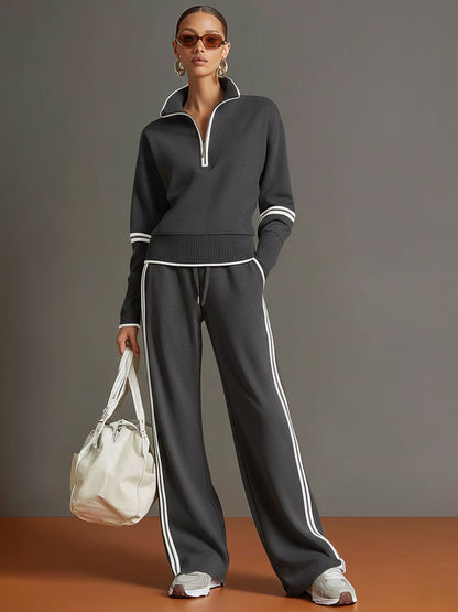 Lovia – Half Zip Tweedelige Set